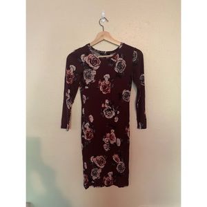 Forever 21 Floral Bodycon Dress